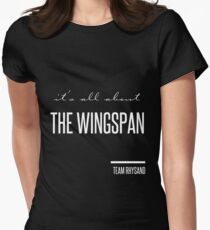it's all about the wingspan Women's Fitted T-Shirt
