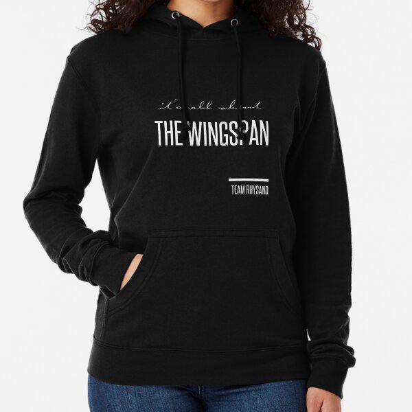 it's all about the wingspan Lightweight Hoodie