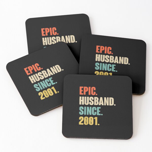 Item preview, 20th Wedding Anniversary Him Epic Husband Since 2001 designed and sold by HamzashiTrre.
