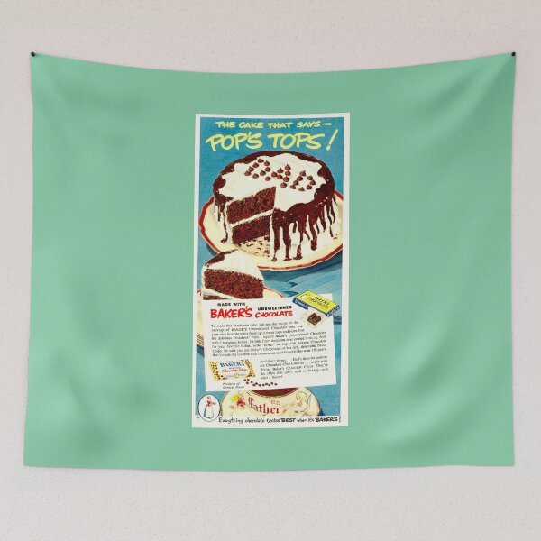 Item preview, FATHER'S DAY CAKE - ADVERT designed and sold by ThrowbackAds.