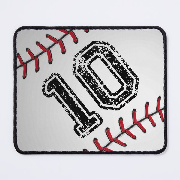 Item preview, Baseball ball number 10, ten  designed and sold by TheCultStuff.