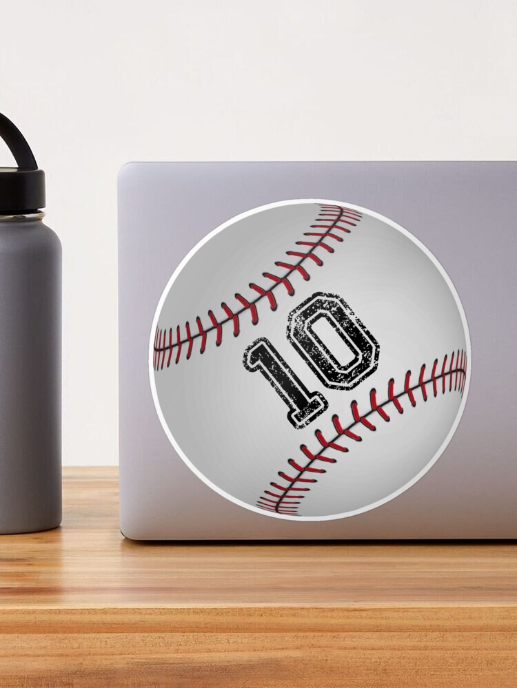 Baseball ball number 10, ten | Photographic Print