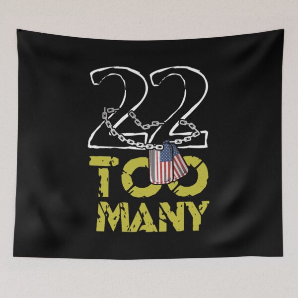 Item preview, 22 too many - Veterans Memorial Day designed and sold by theshirt79.