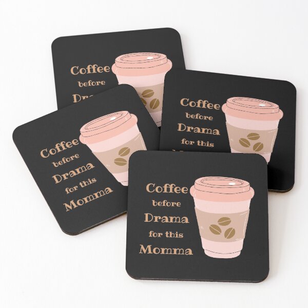 Item preview, Coffee before drama for this momma designed and sold by CoffeewithAnh.