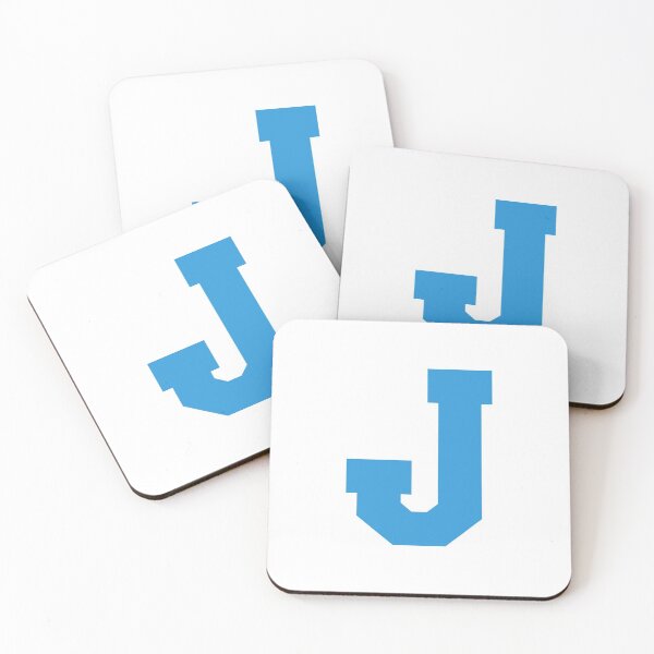 Item preview, Alphabet, Blue J, Sports letter J designed and sold by TheCultStuff.