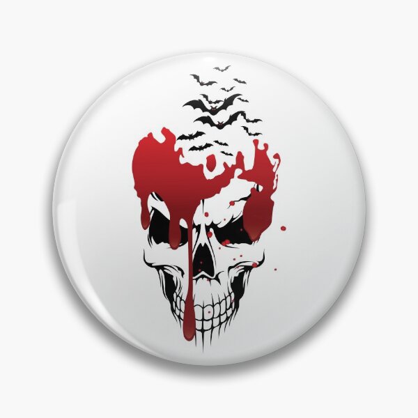 Item preview, Calavera de sangre roja, Calavera de Halloween, Calavera aterradora designed and sold by Ta ~ won.