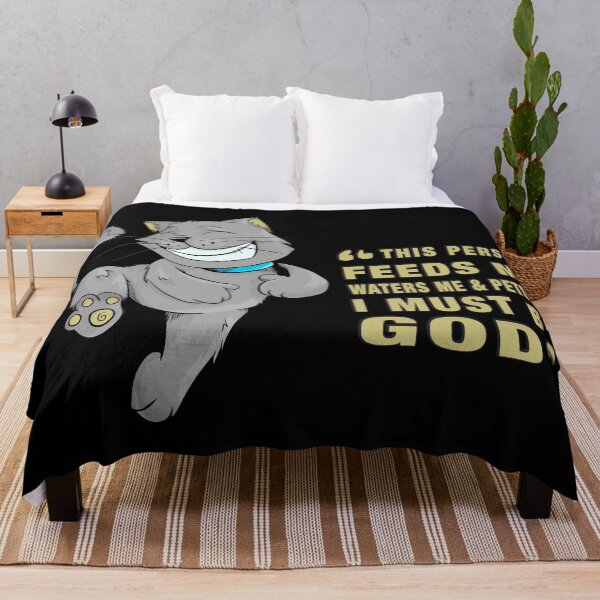 Item preview, I Must Be God Cat designed and sold by Anzarr.