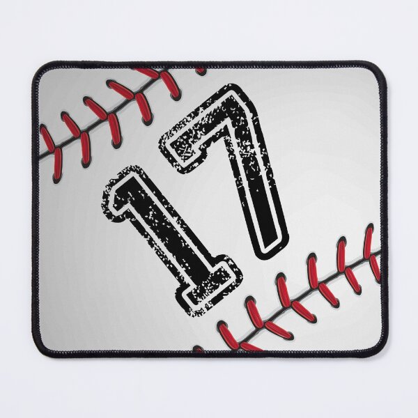 Item preview, Baseball ball number 17, seventeen  designed and sold by TheCultStuff.
