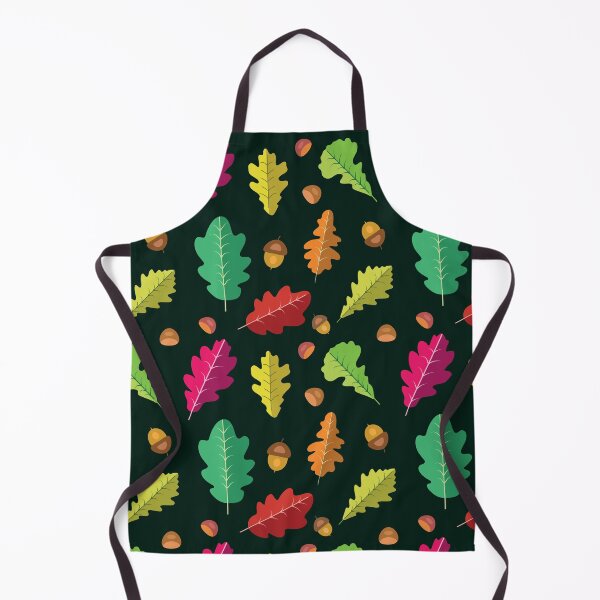 Item preview, Beautiful oak autumn leaves pattern with chestnuts and acorns designed and sold by Yasminepatterns .