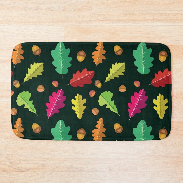 Item preview, Beautiful oak autumn  leaves pattern with chestnuts and acorns  designed and sold by Yasminepatterns .