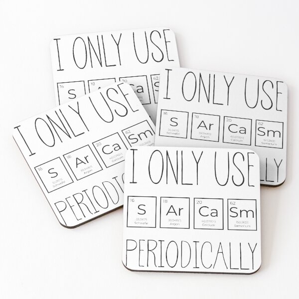 Item preview, I Only Use Sarcasm Periodically T-shirt designed and sold by ZANKELLO.