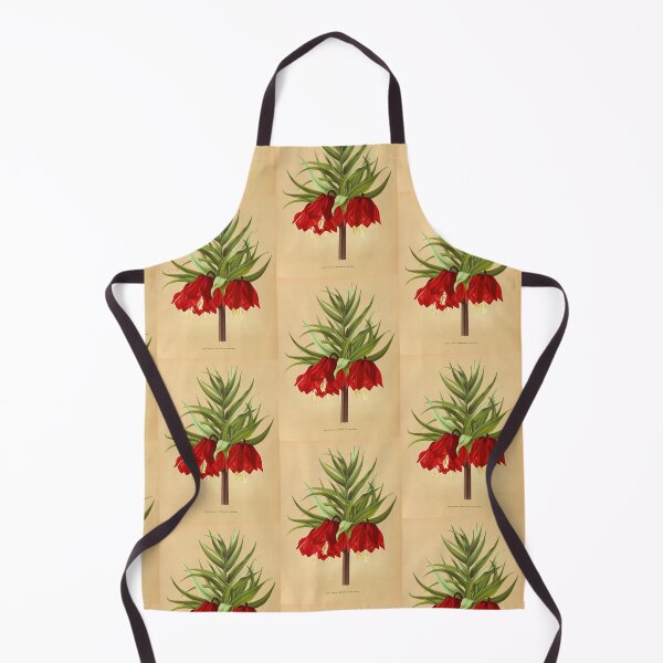 Item preview, Crown Imperial poster - Fritillaria imperialis Rubra - botanical illustration designed and sold by chimakingthings.