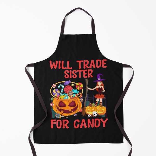 Item preview, Happy Halloween. Will Trade Sister For Candy classic T shirt designed and sold by TalbotElizabeth.