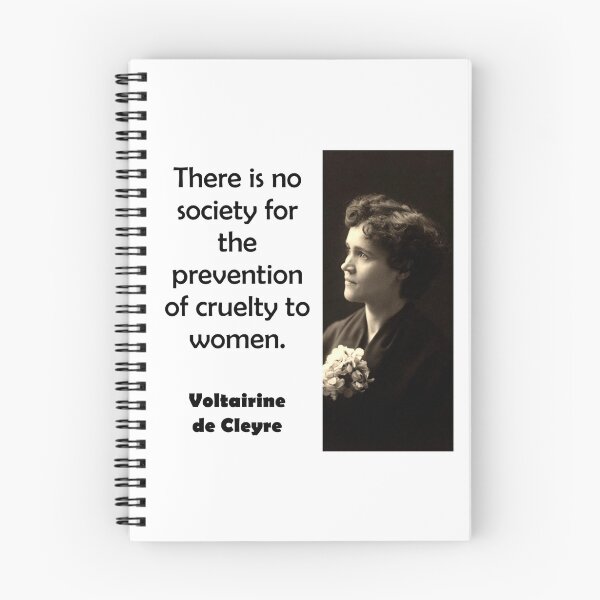 Item preview, There Is No Society - de Cleyre designed and sold by CrankyOldDude.