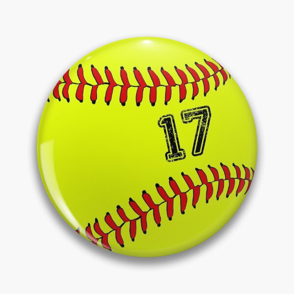 Artikelvorschau, Softballball Nummer 17, siebzehn entworfen und verkauft von TheCultStuff.
