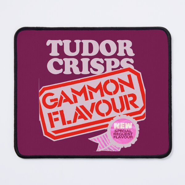 Item preview, TUDOR - GAMMON FLAVOURED CRISPS - PACKET designed and sold by ThrowbackAds.