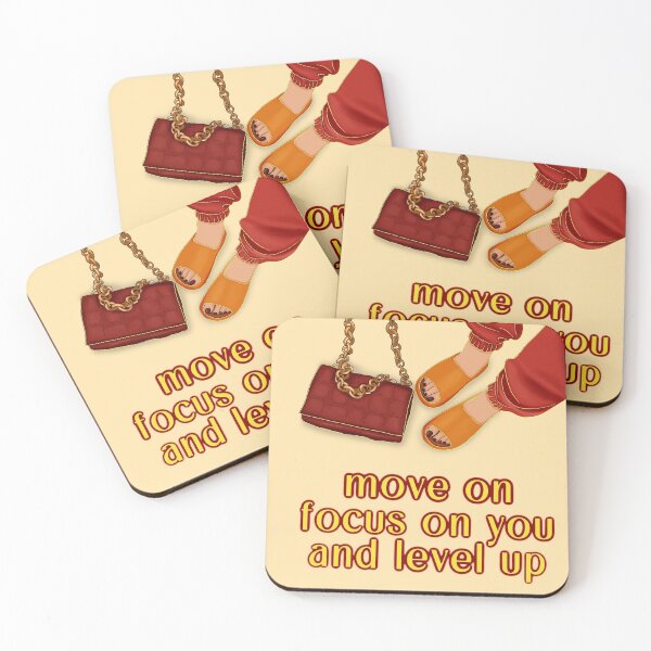 Item preview, Move on, focus on you and level up designed and sold by sweet dreamer.