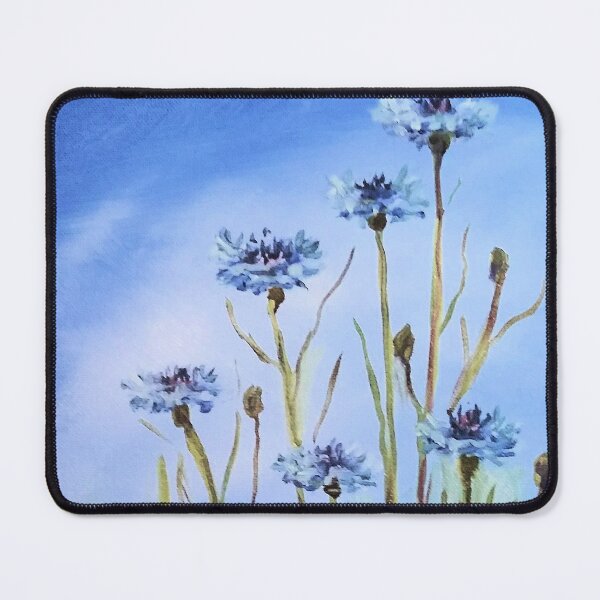 Artikelvorschau, Kornblumen von CarolAnnsArt Original Art Wild Flower Art Field Flowers entworfen und verkauft von CarolAnnsArt.
