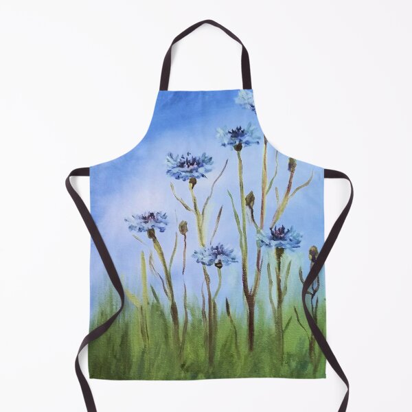Item preview, Cornflowers by CarolAnnsArt Original Art Wild Flower Art Field Flowers designed and sold by CarolAnnsArt.