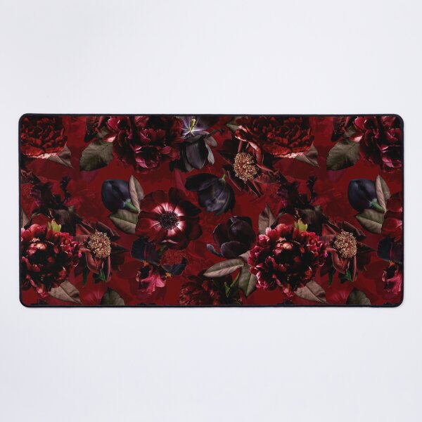 Item preview, Dark Red Midnight Roses  Botanical Night Garden Nightgarden designed and sold by UtArt.