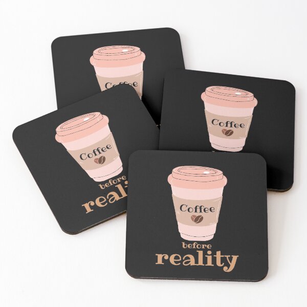 Item preview, Coffee before Reality designed and sold by CoffeewithAnh.