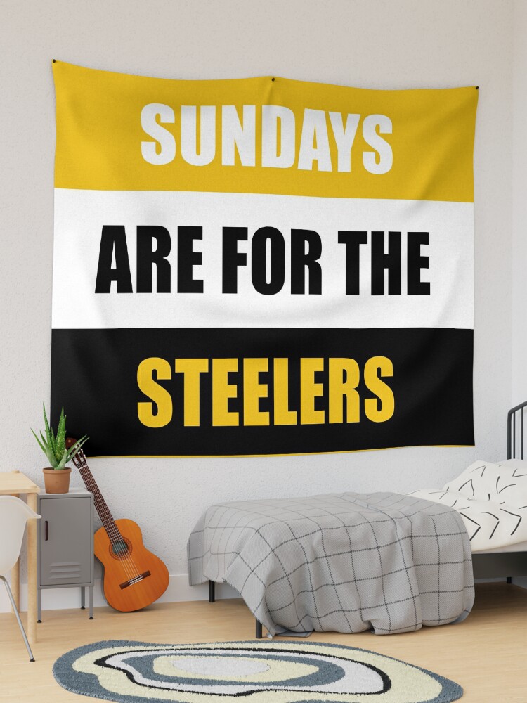 Sundays are for The Steelers, The Pittsburgh Steelers  Kids T-Shirt for  Sale by elhefe