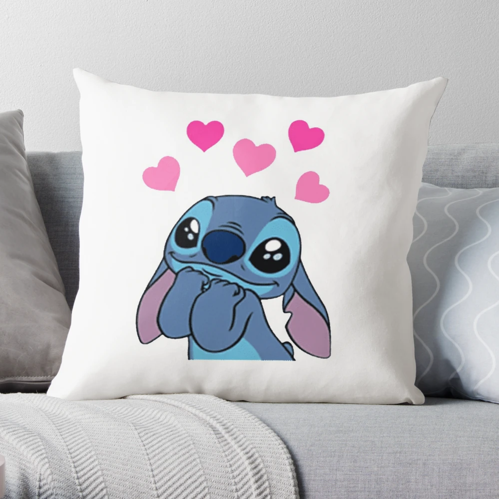  COSUSKET Throw Pillow Covers, Stitch 3D Cartoon