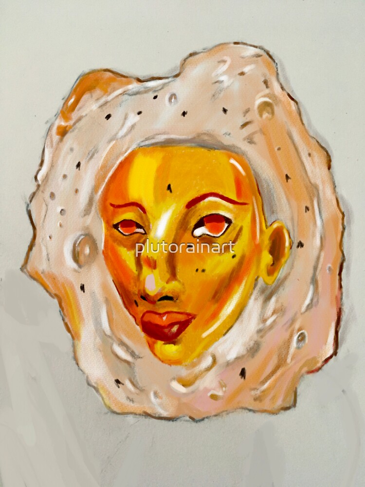 "Egg Head" Sticker for Sale by plutorainart Redbubble