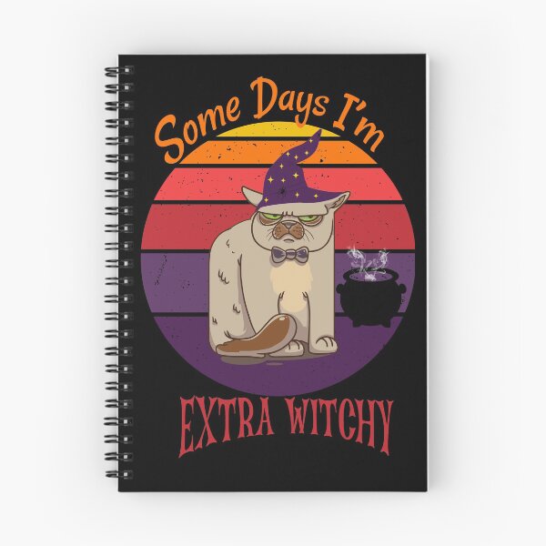 Item preview, Some days I’m extra witchy grumpy cat Halloween - men/ women /kids Halloween  designed and sold by Designs Of all kinds.