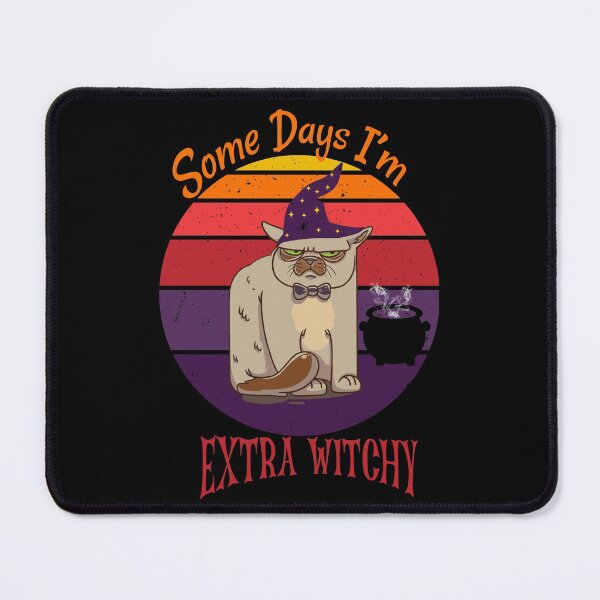 Item preview, Some days I’m extra witchy grumpy cat Halloween - men/ women /kids Halloween designed and sold by Designs Of all kinds.