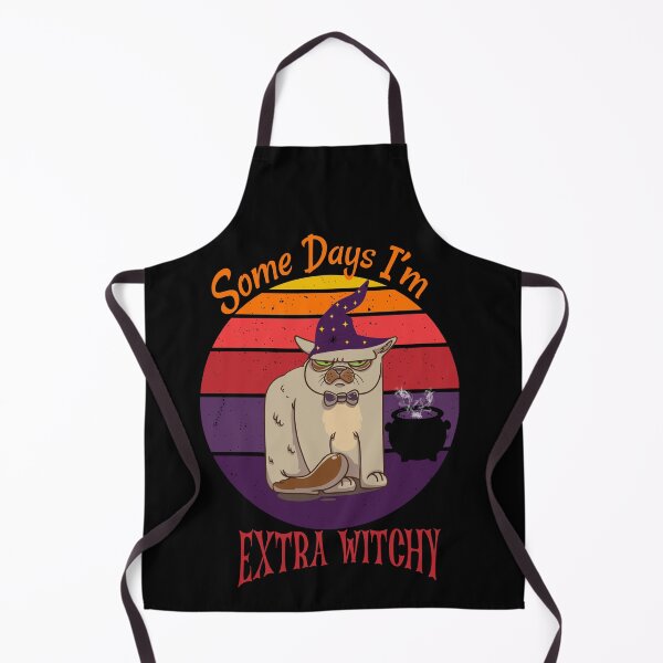 Item preview, Some days I’m extra witchy grumpy cat Halloween - men/ women /kids Halloween  designed and sold by Designs Of all kinds.