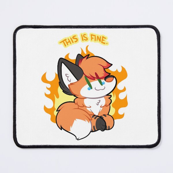 Item preview, This is fine.... designed and sold by LupusetVulpes.