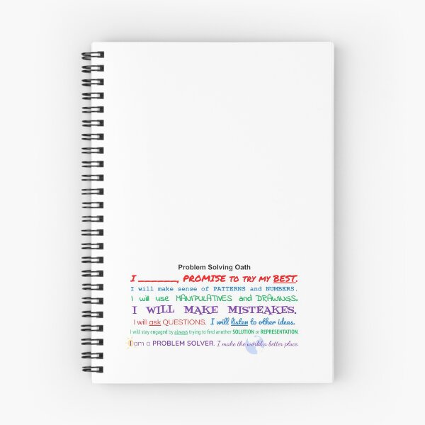 Item preview, Problem Solving Oath designed and sold by Theresa Wills.