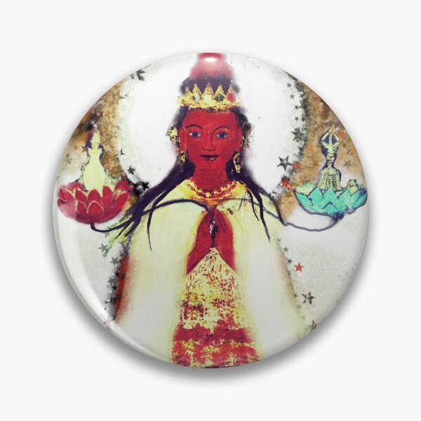 Item preview, Pandarasavini - White Robed Red Female Buddha of the West designed and sold by Visuddhi.