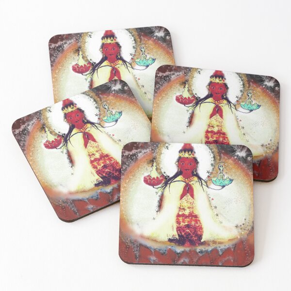 Item preview, Pandarasavini - White Robed Red Female Buddha of the West designed and sold by Visuddhi.