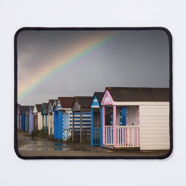 Item preview, Rainbow over the Beach Huts designed and sold by heidipics.