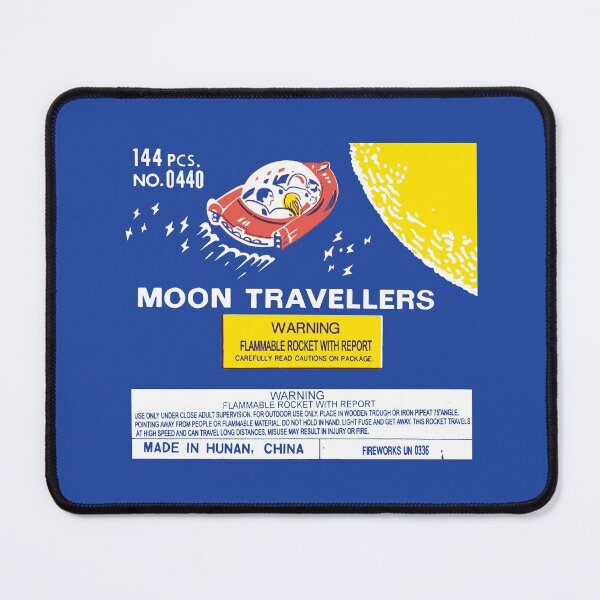Item preview, MOON TRAVELLERS BOTTLE ROCKET - PACKAGING designed and sold by ThrowbackAds.