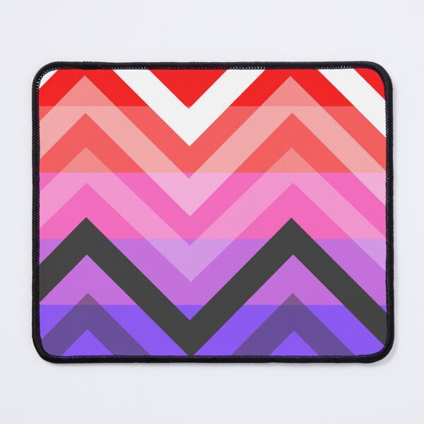 Item preview, red, pink , fading geometric  pattern designed and sold by MuchMoreMerch.