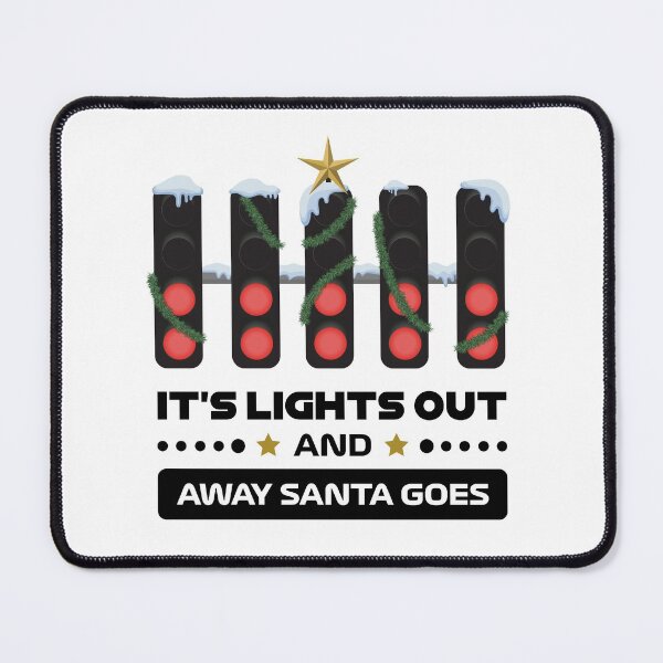 Item preview, It's Lights Out and Away Santa Goes! - Xmas Collection (Black) designed and sold by FilipeFerreira.