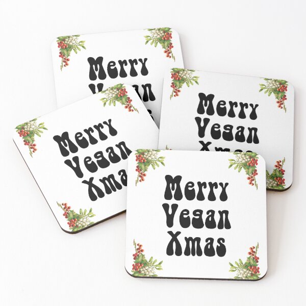 Item preview, Vegan Merry Xmas | Vegan Christmas | Vegetarianism designed and sold by happinestSHOP.