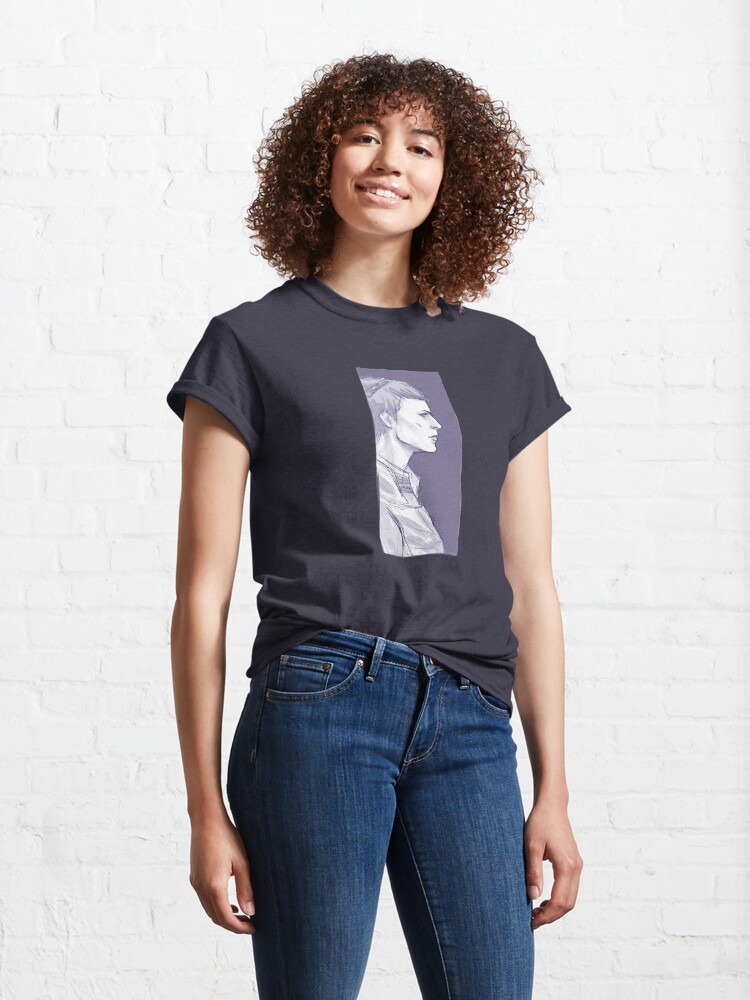 Alternate view of Sketchy Cassandra Classic T-Shirt