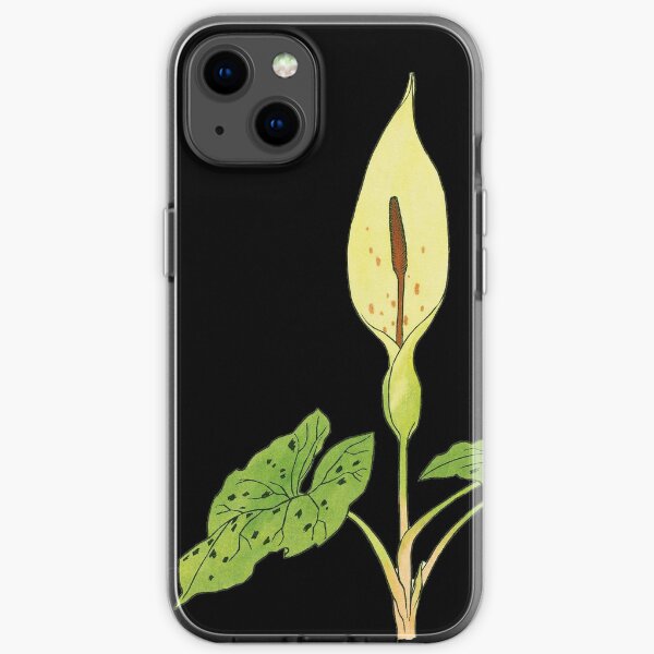 Arum maculatum - botanical illustration iPhone Soft Case