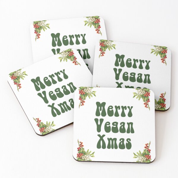 Item preview, Vegan Merry Xmas | Vegan Christmas | Vegetarianism designed and sold by happinestSHOP.