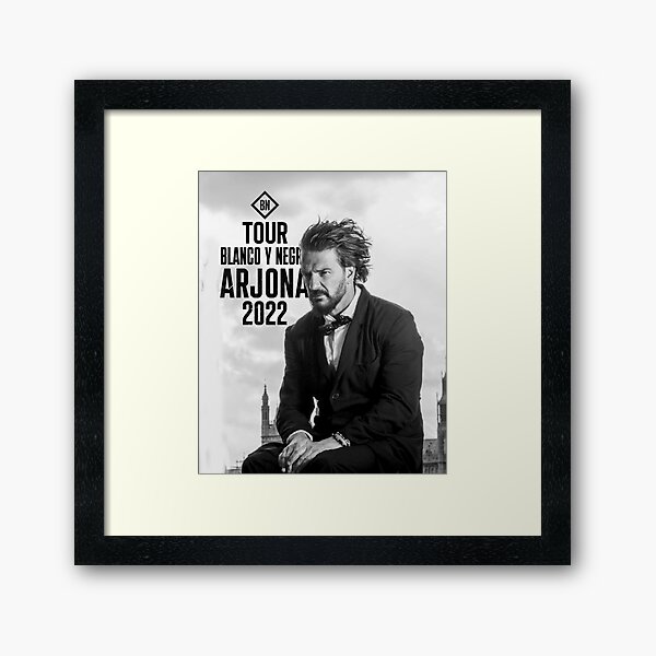 Vista previa del artículo con la obra «Ricardo Arjona - Tour Blanco y Negro», diseñado y vendido por Nicole-Black.
