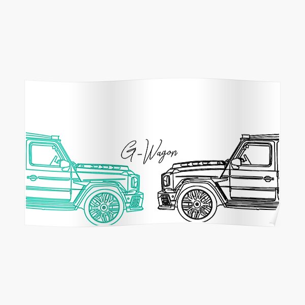 Mercedes G Class Posters Redbubble