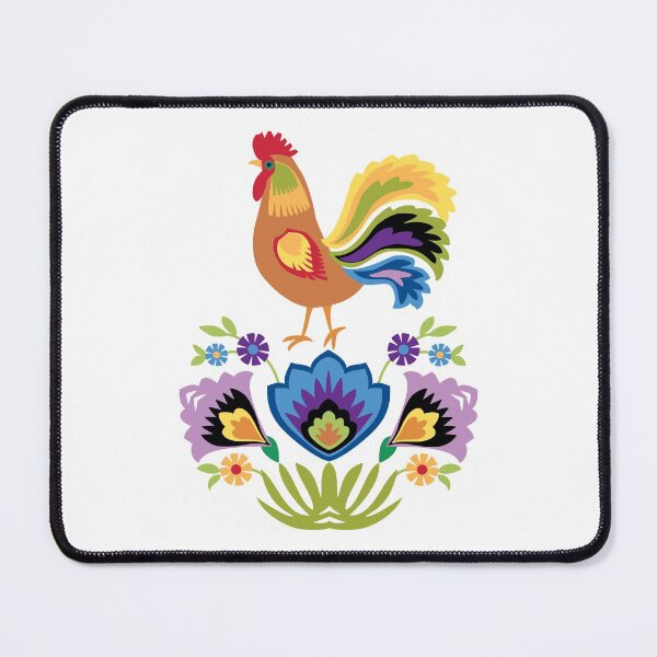 Item preview, Polish Copper Rooster and Flowers designed and sold by Barbara Pixton.