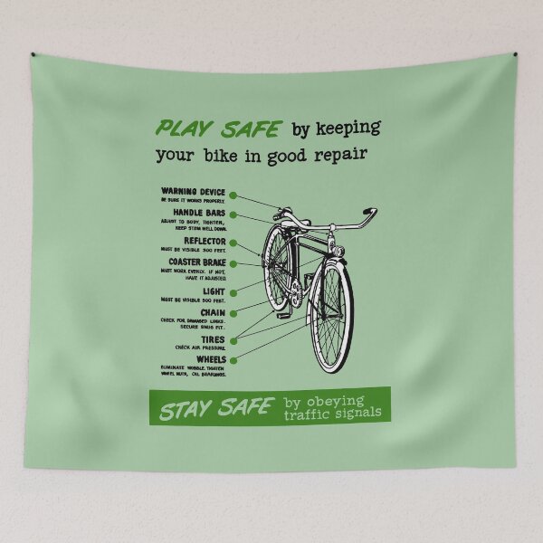 Item preview, KEEP YOUR BICYCLE IN GOOD REPAIR! - ADVERT designed and sold by ThrowbackAds.