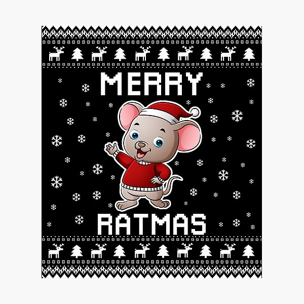 rat ugly christmas sweater