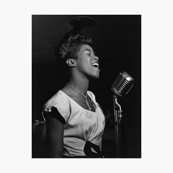 Jazz Singer Sarah Vaughan Photographic Print