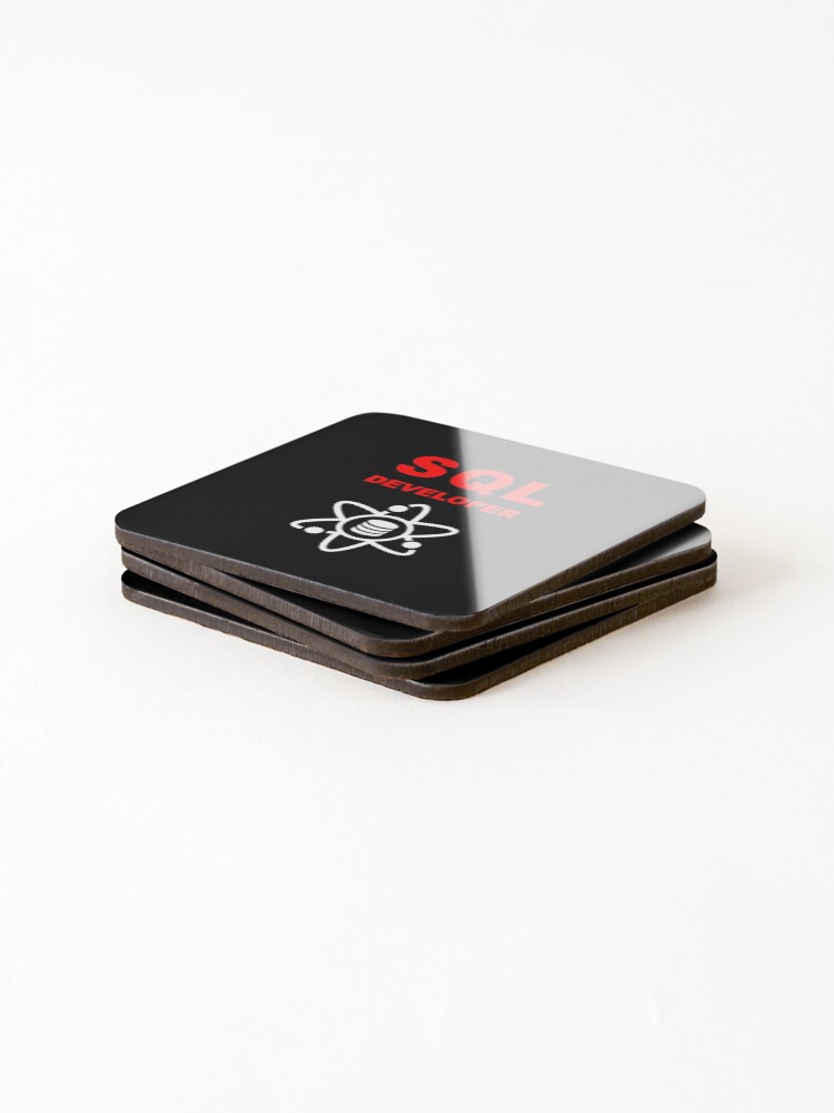 Thumbnail 4 of 5, Coasters (Set of 4), SQL Developer, DBA Database Administrator, Structured Query Language, Data Science, Database Developer, SQL Query, Software Engineer, Computer Science, Fullstack Developer, Programming Humor, Dark designed and sold by Max-Wear.
